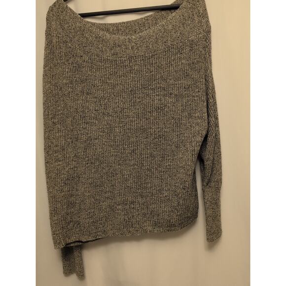 free people Xs Sweater Top Gray Ribbed - Picture 7 of 10